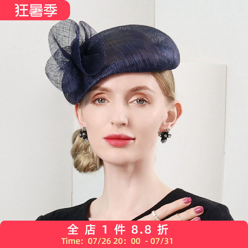EE春夏优雅复古宴会贝雷帽女