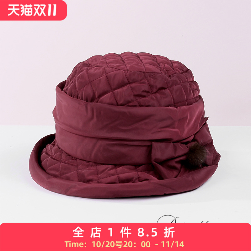 EE 新款秋冬时尚简约女帽 甜美可爱棉帽贝冬季保暖帽9203