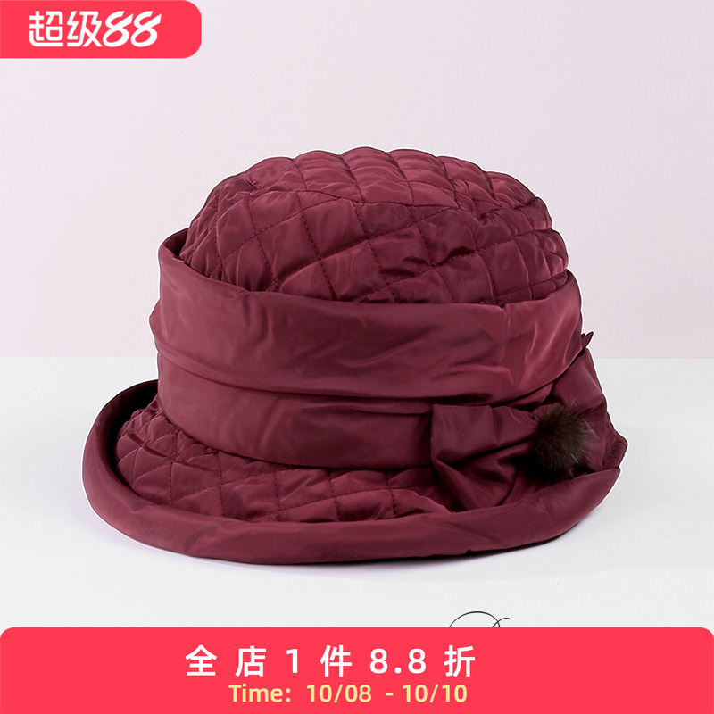 EE 新款秋冬时尚简约女帽 甜美可爱棉帽贝冬季保暖帽9203