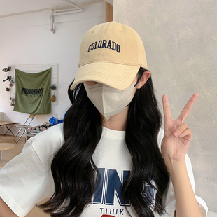 软顶鸭舌帽男士 宽帽檐深顶显脸小女款 新款 大头围棒球帽2023夏季