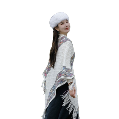 四季通用套头披肩民族风防晒装饰