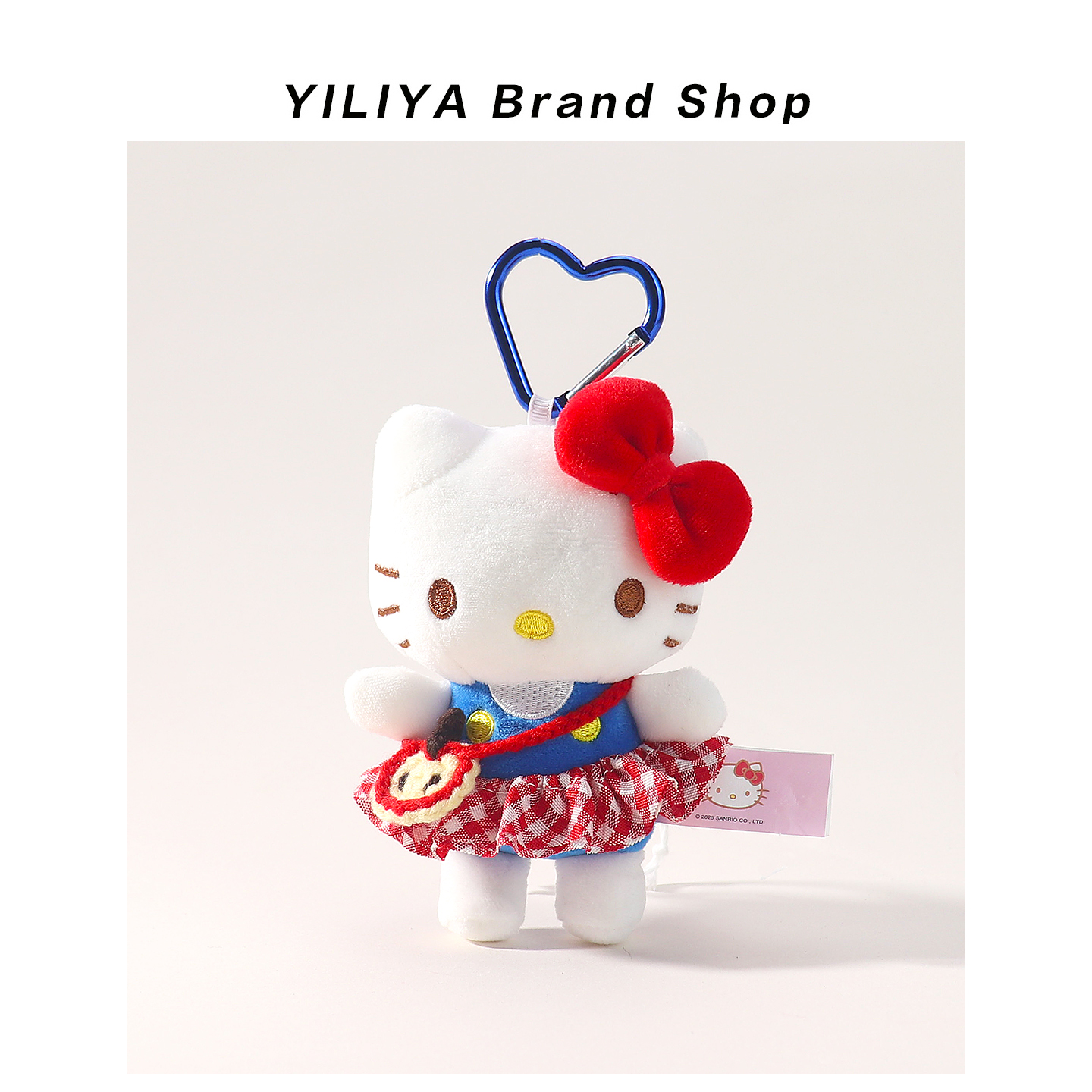 正版hellokitty三丽鸥sanrio包包挂件毛绒公仔钥匙扣书包挂饰玩偶
