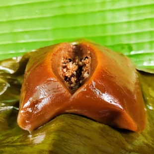 广西特产粽子糍粑糯米糍粑香芭蕉叶糍粑南宁横县新鲜现做6个包邮