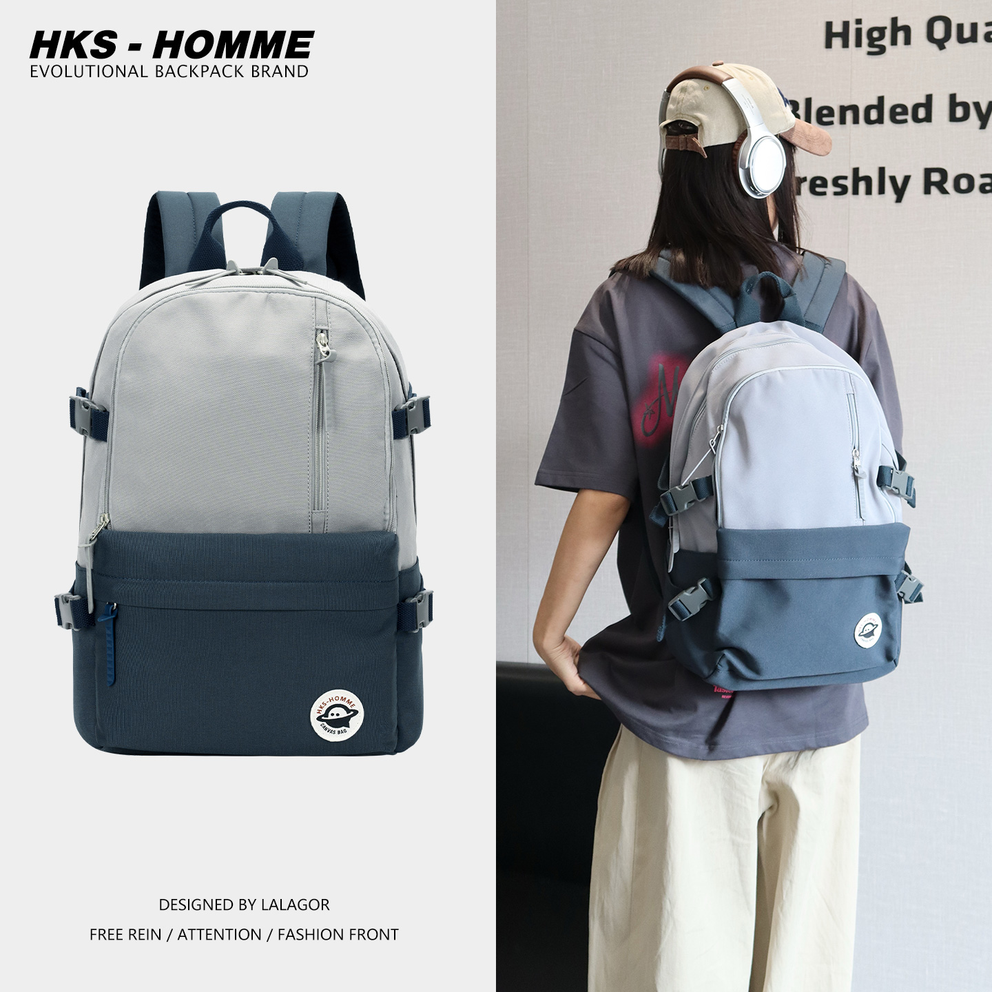 双肩包女男学生书包旅行包电脑包