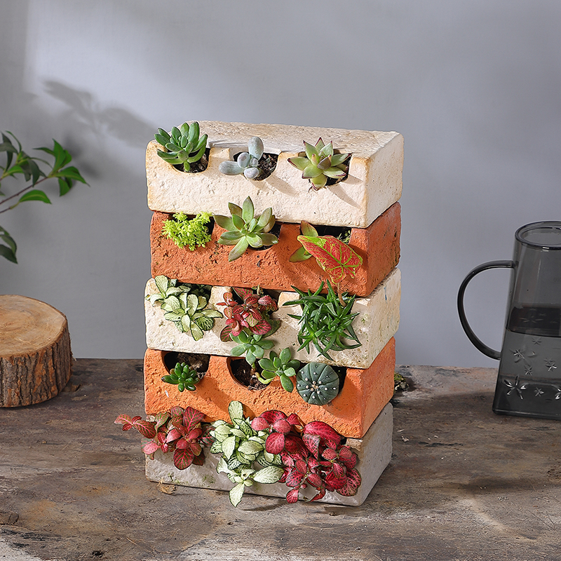 素烧红陶透气陶土花盆