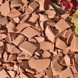 红陶碎片户外庭院花盆园艺鱼缸底石DIY 红陶碎片900克5.8元