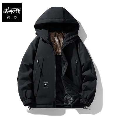 伟臣大码男装棉服加肥加大男外套胖子冬季肥佬棉袄潮胖冬装胖男