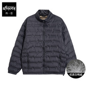 轻薄羽绒服男胖子加肥加大男款 冬季 宽松肥佬保暖外套 大码 伟臣男式