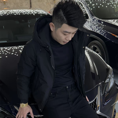 2025新款冬季棉服外套男款潮牌美式印花保暖抗寒休闲棉衣棉袄外套