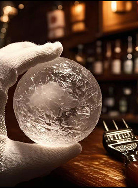 调酒师凿冰球手套 加厚防滑手套 开冰隔冷专业手套