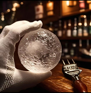 调酒师凿冰球手套 加厚防滑手套 开冰隔冷专业手套
