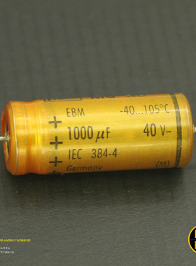 252科氏 1000uF 40V EBM一对价德国原厂ROE轴向金子弹发烧电容