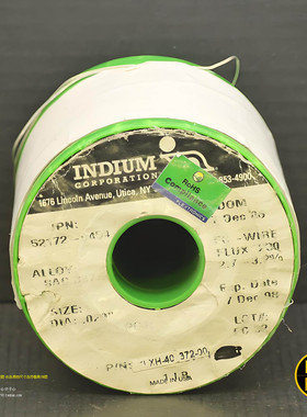 252科氏 美国原厂铟泰INDIUM高银3.8无铅焊锡丝SAC387大气稳重