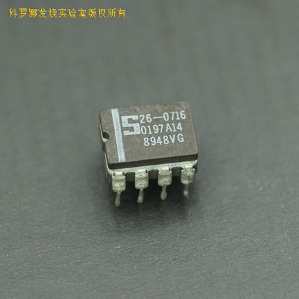 o科氏 1826-0716安捷伦版NE5532AFE 大S西格尼蒂克陶封双运放音响