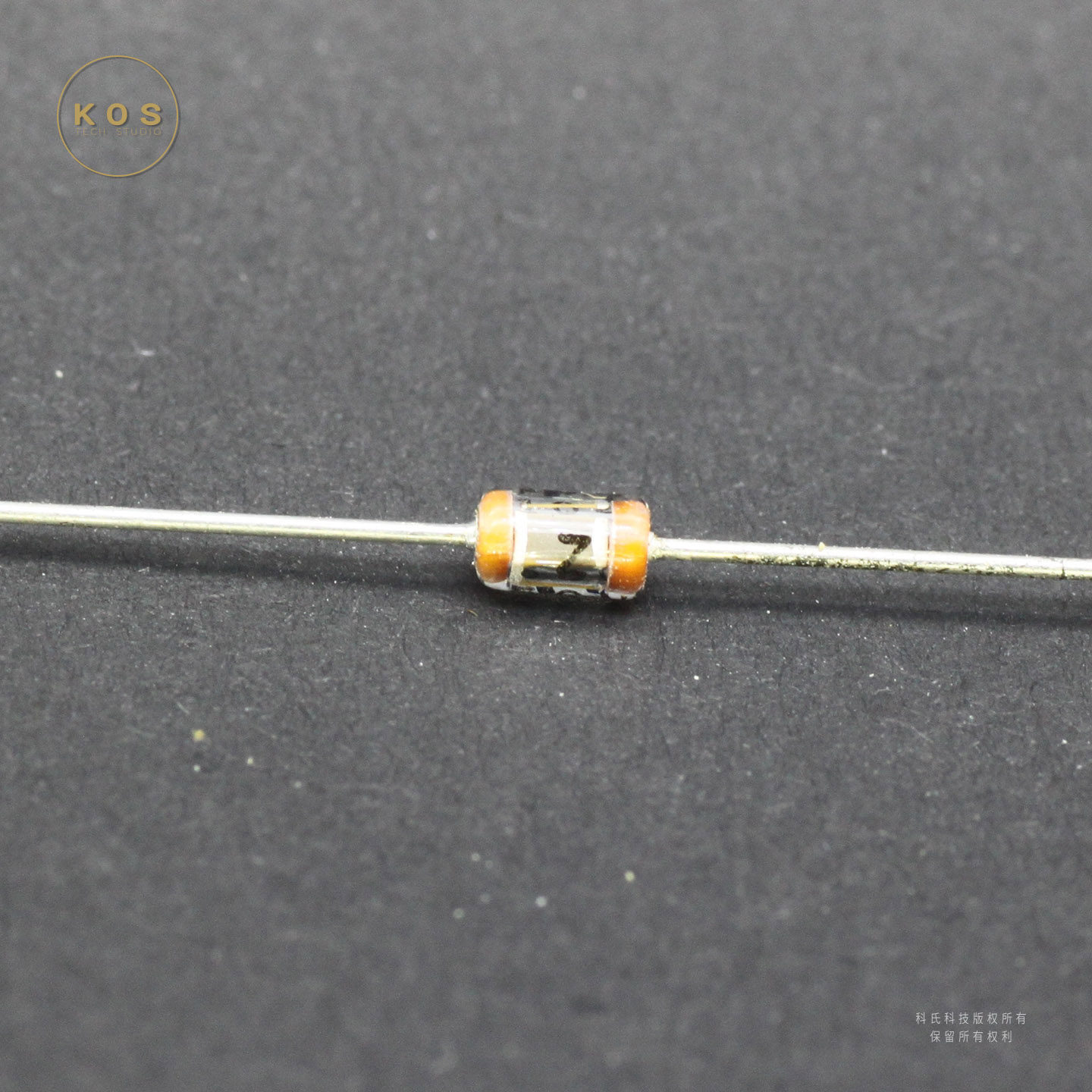 KOS TECH | 末日电容0.1uF 50V 104美国UC古董玻封钯米电容MLCC