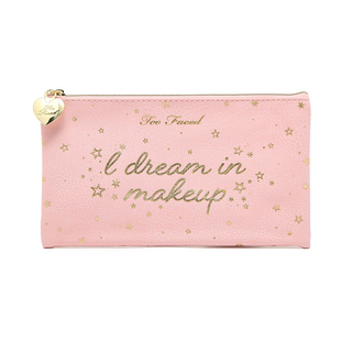 少女感柚子粉甜蜜梦幻软皮 原D 化妆包收纳包票据包 Faced Too