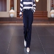 休闲裤 高级感褶皱风格 垂感宽松遮肉高腰显瘦时尚 女春秋新款 直筒裤