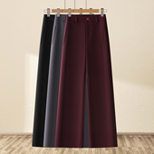 高级感直筒西装 垂感高腰宽松显瘦窄阔腿职业休闲西裤 裤 女春秋新款