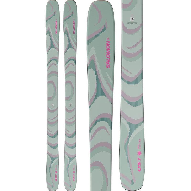 代购SALOMON萨洛蒙女士滑雪板灵活转向高速稳定减震吸能双板全木