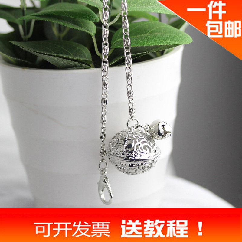 Budi Hollow Palace bell Gold and silver Bracelet Flower and Bone Small bell Lanyards Pendants Accessories Jewelry Pendantin the Accessories/Fashion Jewelry, Bracelets  category - from Buy2taobao.com to provide professional Taobao agent buy service