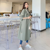 春秋高级感减龄 风衣外套女高冷气质2025年新款 今年流行 大衣长款