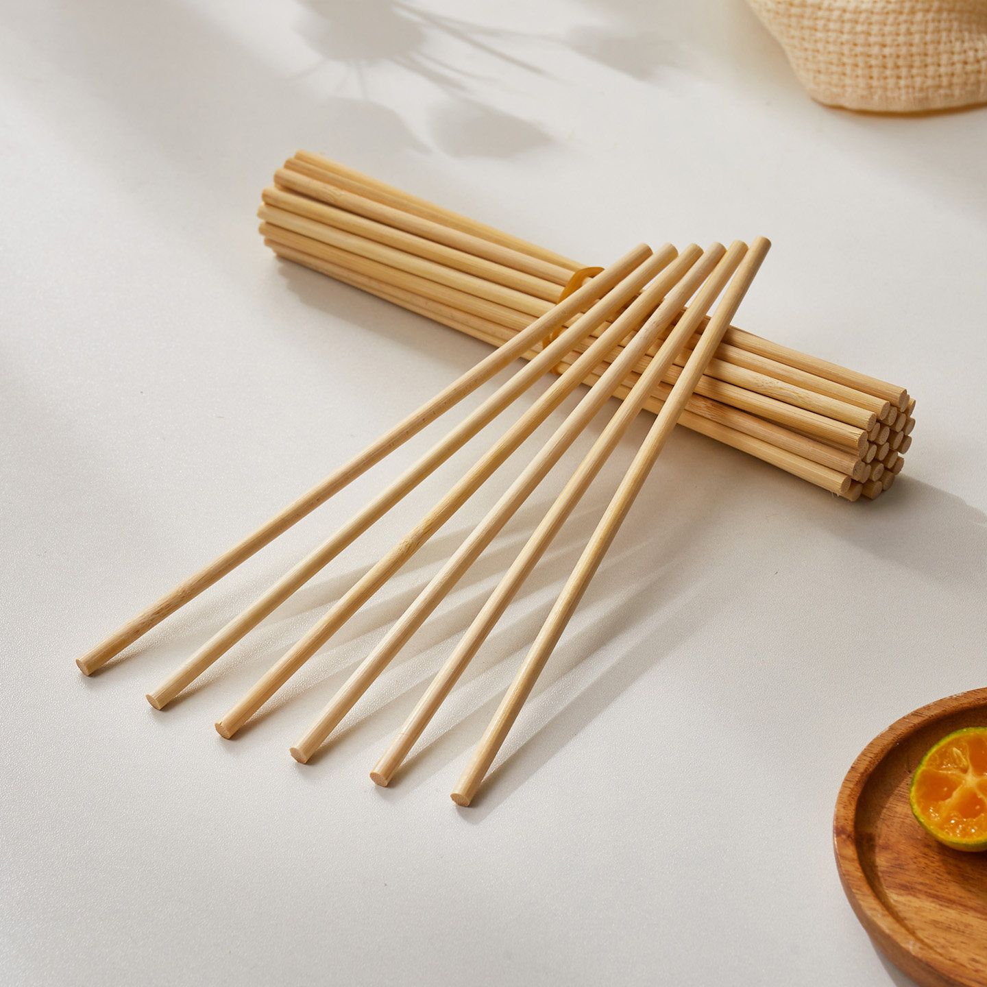 手工竹签圆竹棒两头平模型DIY花杆花束鸟笼糖画棒棒糖棉花糖平头