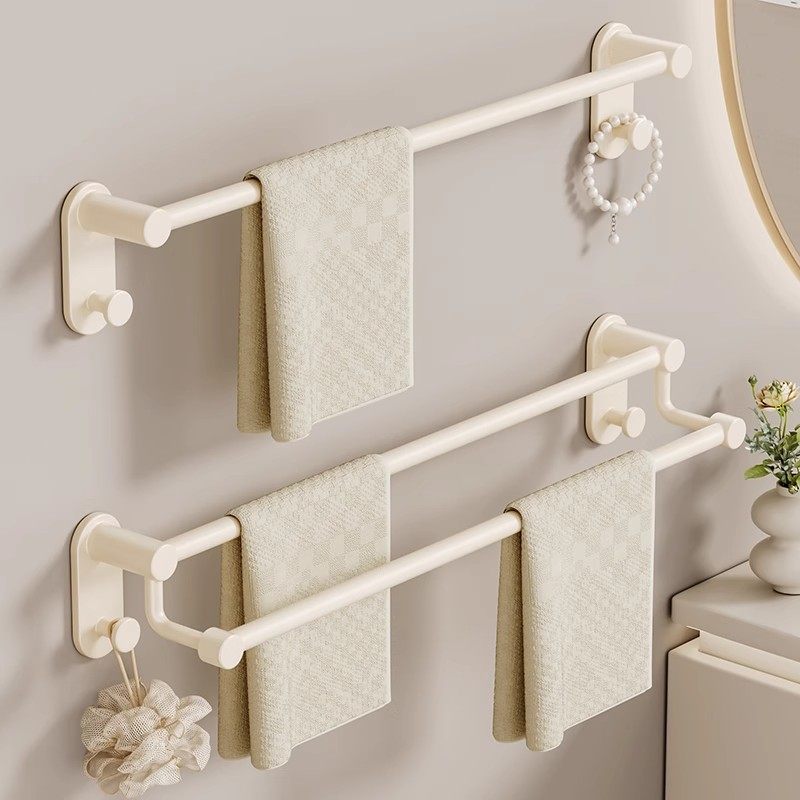 法式毛巾架免打孔卫生间浴室毛巾挂杆浴巾置物架一体毛巾架子高端,家装主材,毛巾杆/毛巾挂,淘宝优惠券,粉丝福利购,淘宝优惠卷