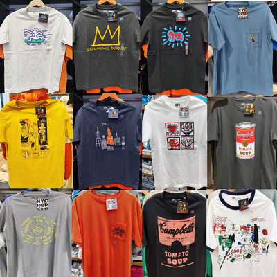 优衣库keith滑板短袖衫