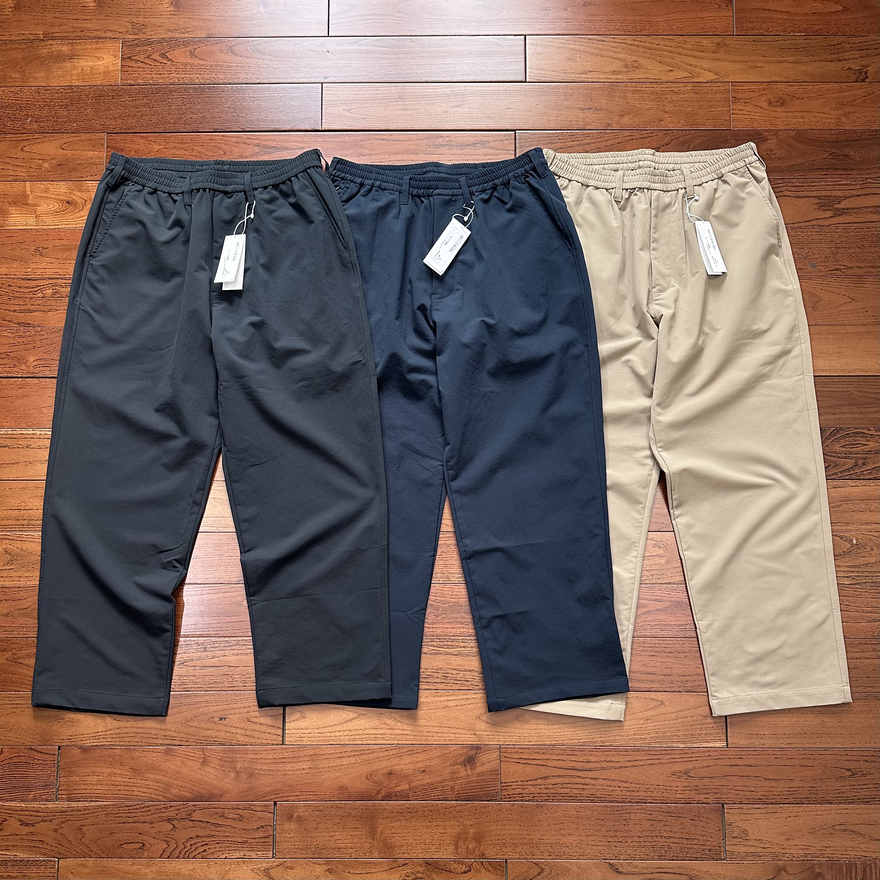 25AW日系潮牌namia wide easypants机能速干男女情侣宽松休闲长裤