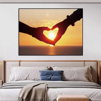 客厅卧室装饰画自粘现代简约床头