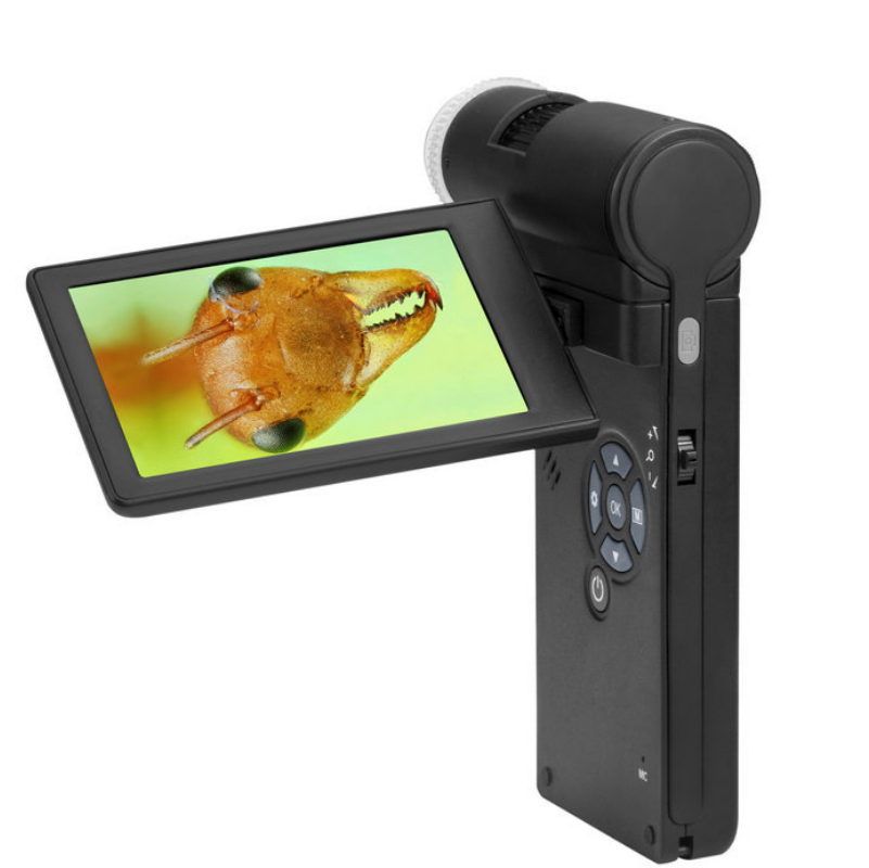 4英寸液晶数码放大1200倍 手持便携式带屏可录拍照电子偏光显微镜