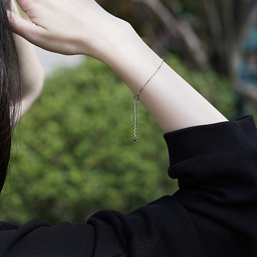 Dewfish/山雨与鱼纯银手链女细链