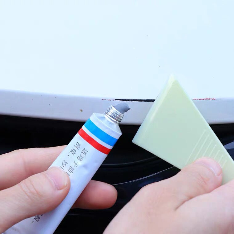 快干小补土填补深度凹痕汽车的划痕漏底漆修复专用腻子车漆修补泥