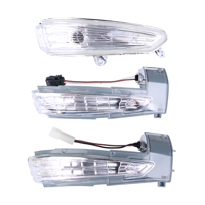 适配标致308 408镜边灯雪铁龙世嘉后视镜灯罩反光镜转向灯508