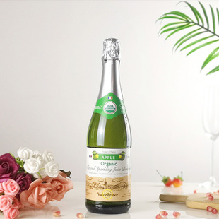 法国诺曼底沃迪安苹果无醇微气泡酒女士圣诞香无酒精苹果酒