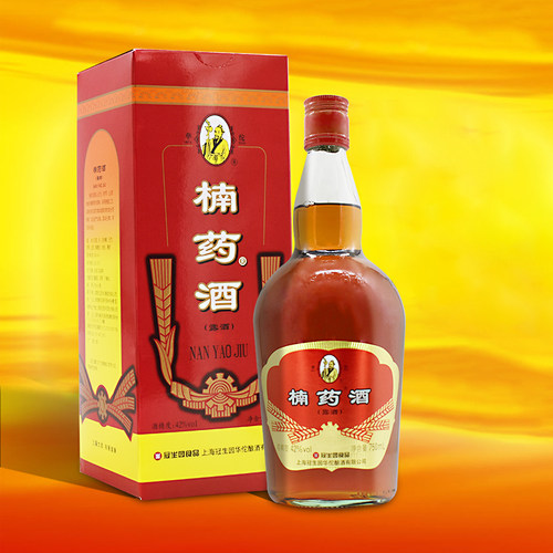 冠生园华佗牌楠药酒42度750ml*1瓶礼盒装露酒