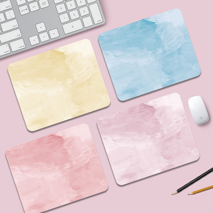 创意2025水彩鼠标垫男女生办公笔记本电脑键盘垫轻奢可定制防滑垫