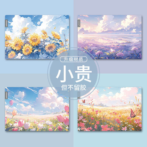 笔记本电脑贴纸易贴不留胶