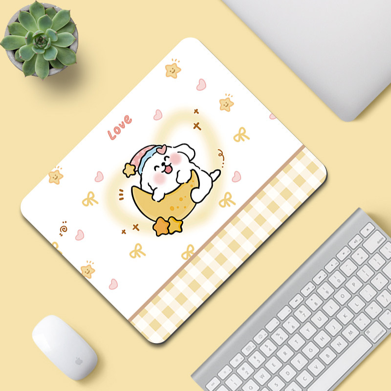 鼠标垫男女生趣味卡通电脑桌面垫可爱狗狗办公笔记本键盘垫书桌垫,个性定制/设计服务/DIY,地毯/地垫定制,淘宝优惠券,粉丝福利购,淘宝优惠卷