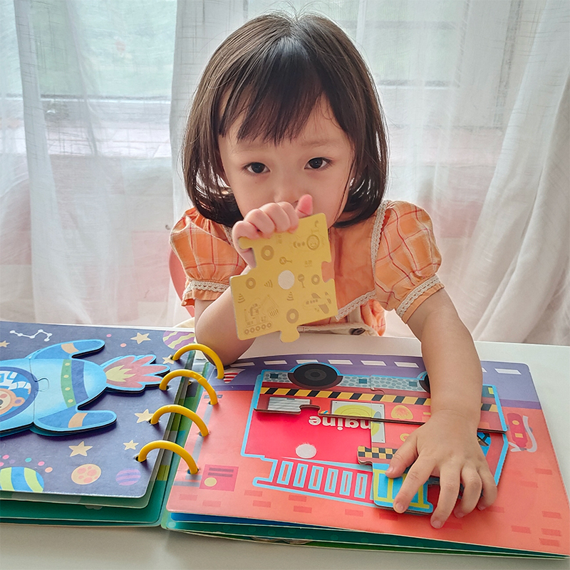 益趣安静手撕书材料包认知