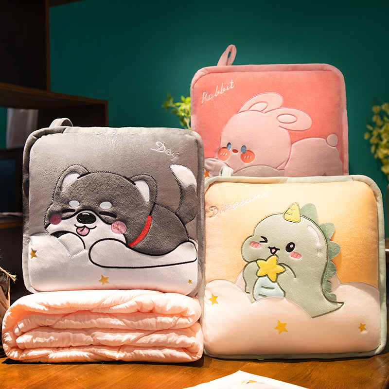 抱枕被子两用车用车载汽车上靠枕