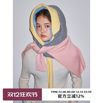 多色半高领无缝羊毛针织打底衫