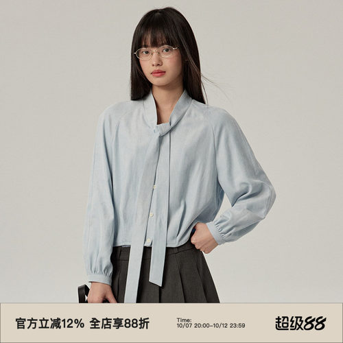 围巾领/截短款/单排扣