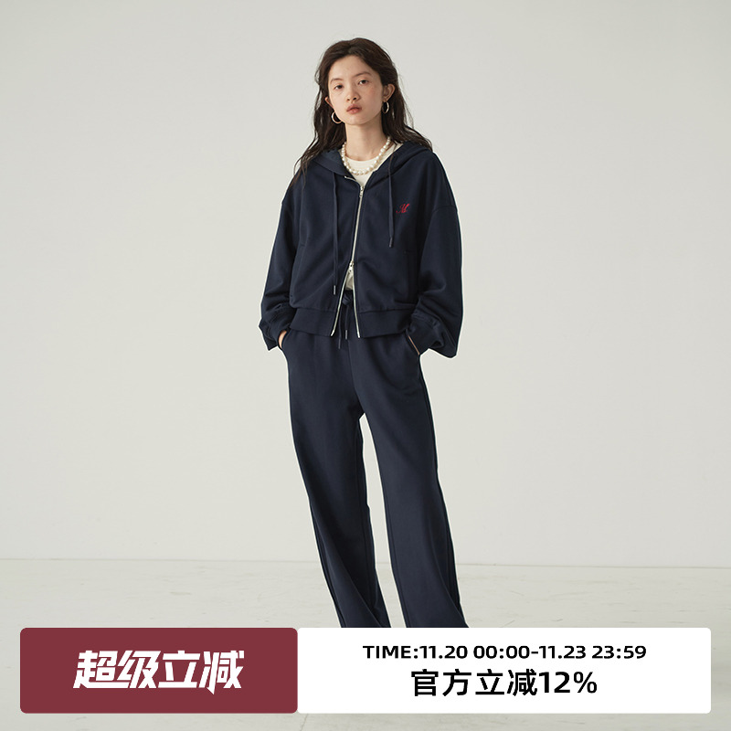 omont蛋挞家常规适中卫衣套装