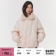 羽绒服冬 omont蛋挞复古羊羔毛拼接设计感90白鸭绒短款 新品 9折