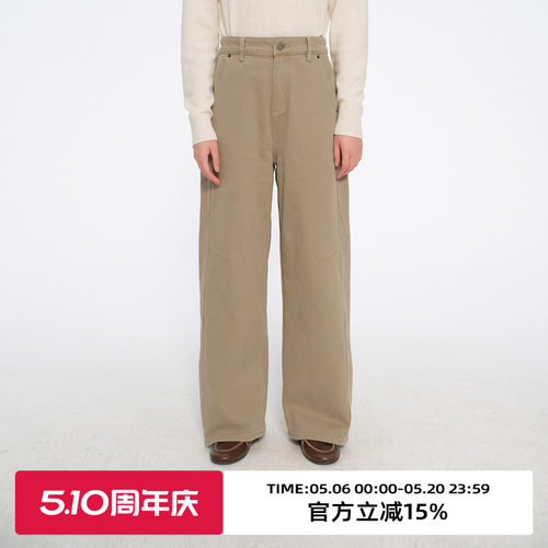 复古加绒直筒高腰显瘦牛仔裤