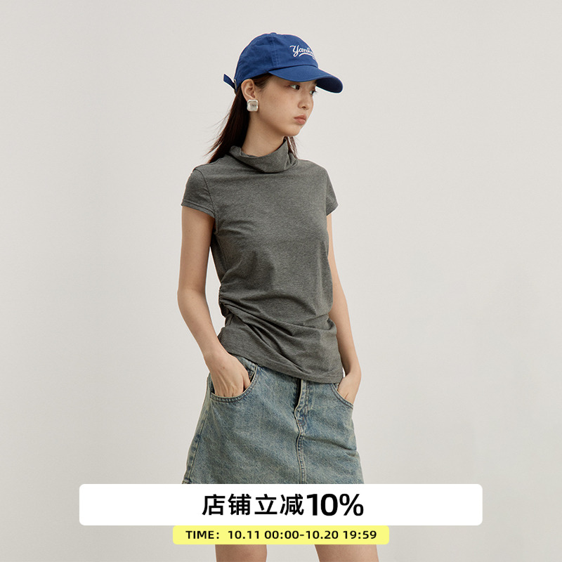 omont蛋挞家无袖小高领