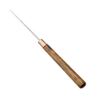 打孔锥加长加细尖木柄锥子超长补鞋针钩针手工挑针工具缝鞋子钻针