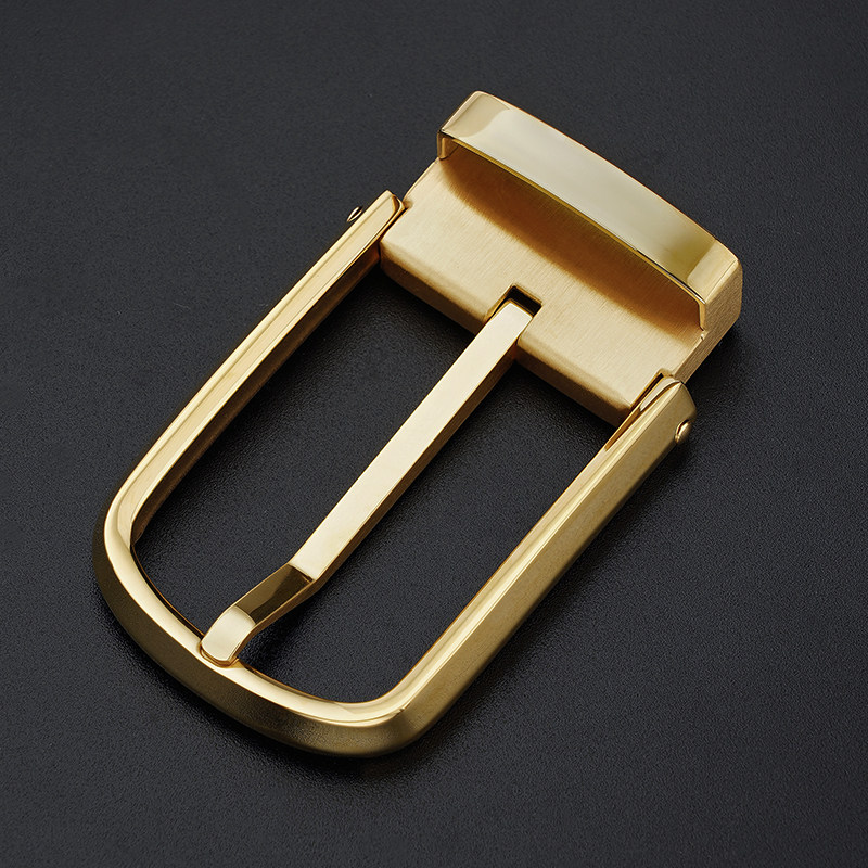 皮带头针扣不锈钢3.5 3.8cm打孔无皮带腰带头卡头配件扣头