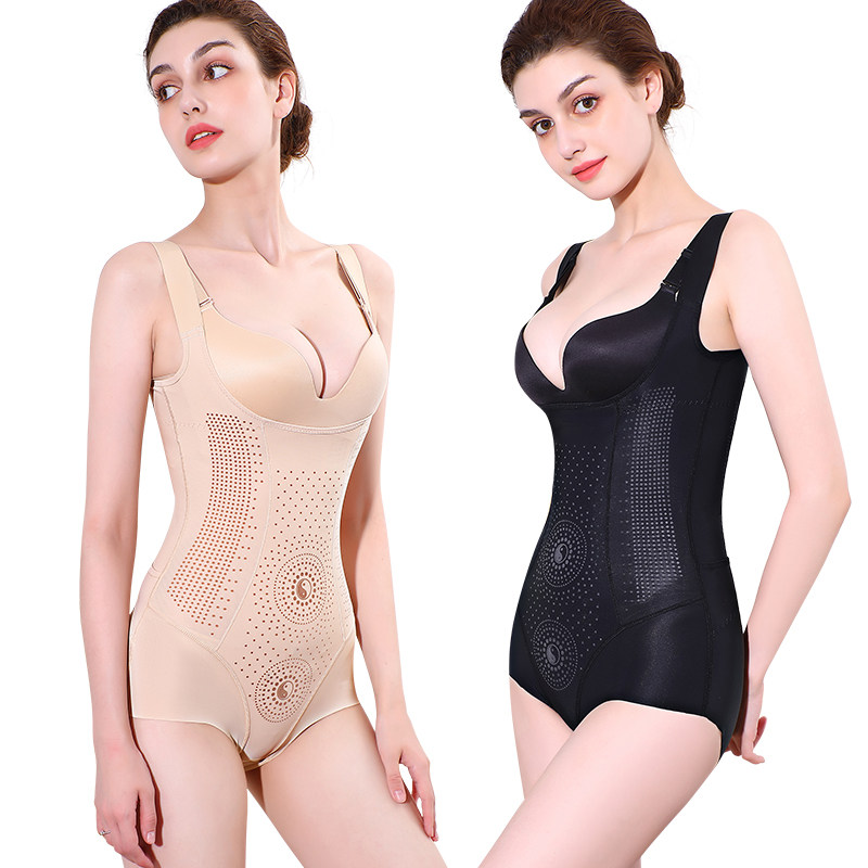 意大利咖啡因后脱连体塑身衣女收腹燃束身束腰脂瘦身产后塑形美体